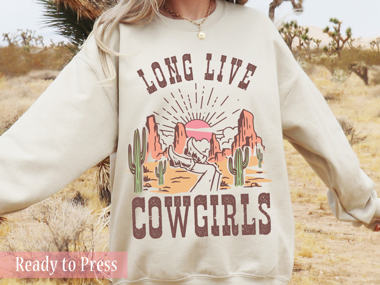Western Cowgirls - Ready to Press DTF Transfers