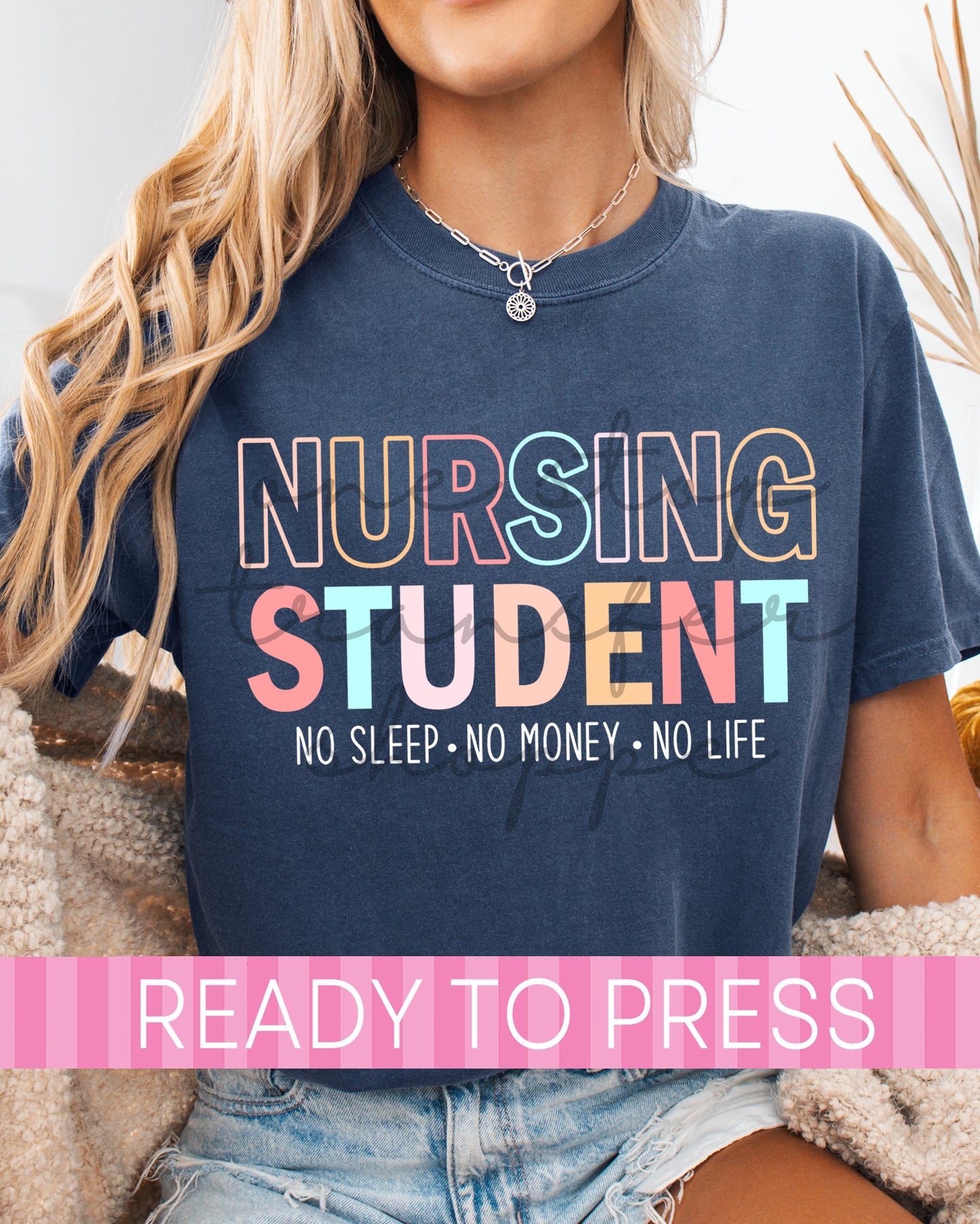 NURSING Student - Ready to Press DTF Transfers