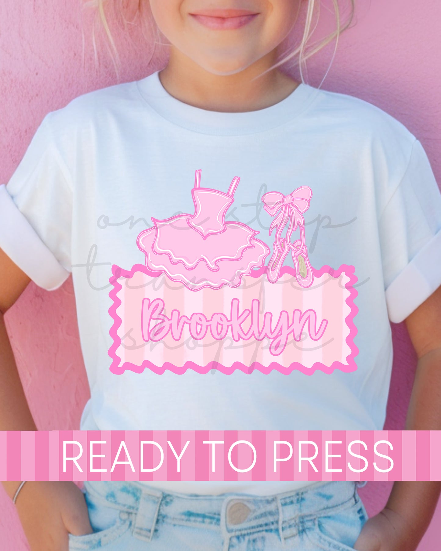 Custom Ballet Recital Name Plate - Ready to Press DTF Transfers
