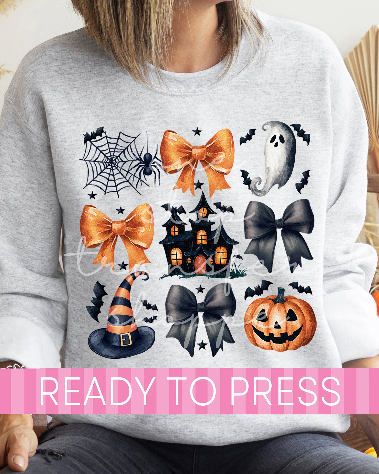 Coquette Spooky Halloween Collage - Ready to Press DTF Transfers