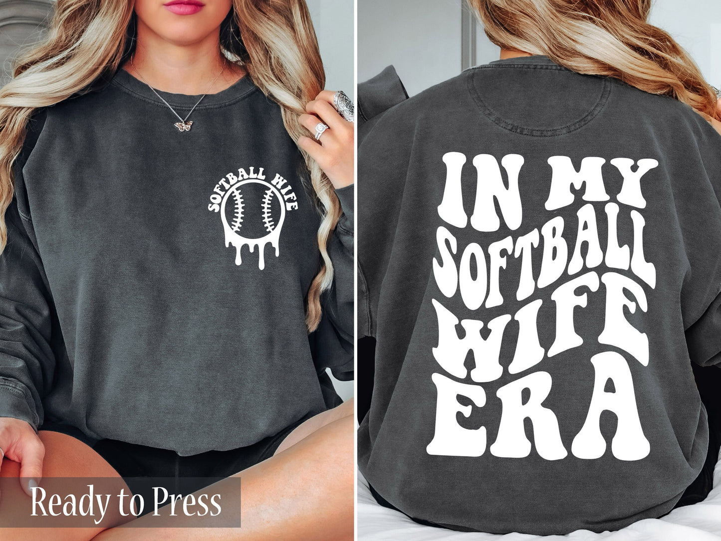 In My Softball Wife Era - Ready to Press DTF Transfers