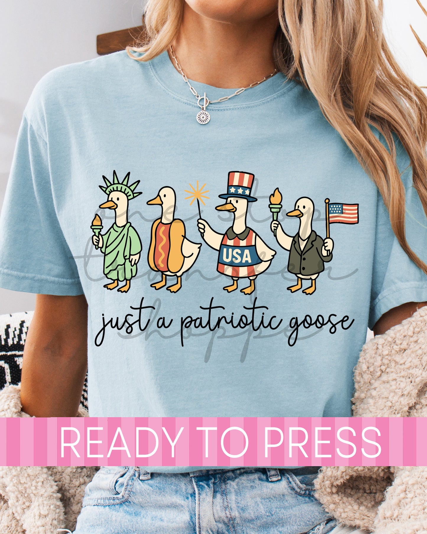 Just a Patriotic Goose - Ready to Press DTF Transfers