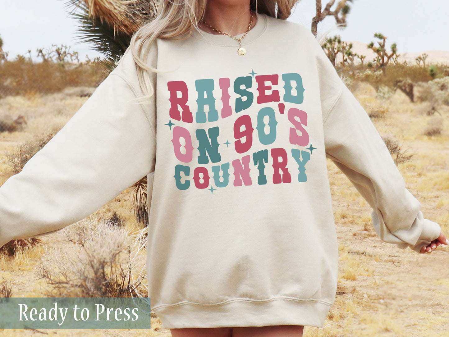 Raised on 90s Country - Ready to Press DTF Transfers