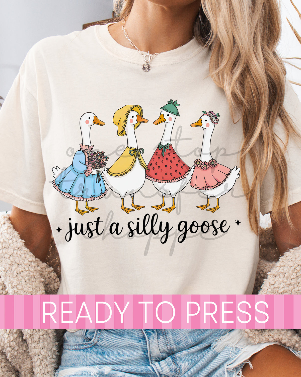 Just a Silly Goose - Ready to Press DTF Transfers