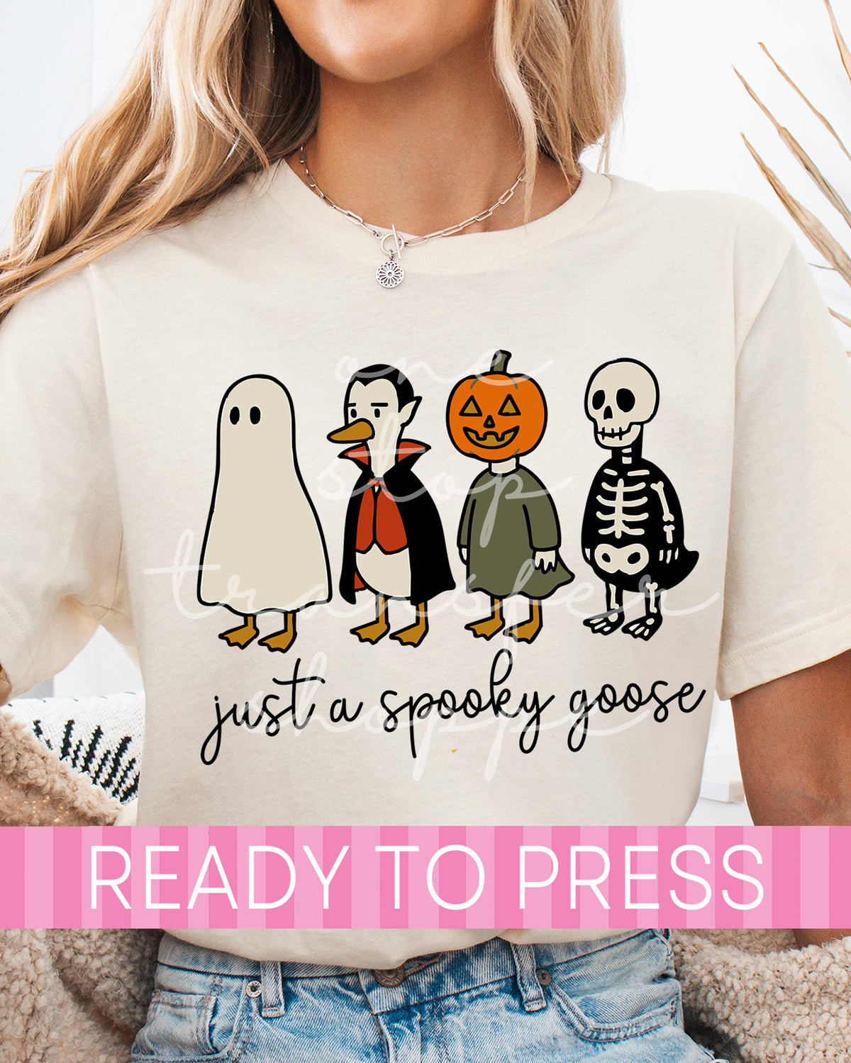 Just A Spooky Goose - Ready to Press DTF Transfers