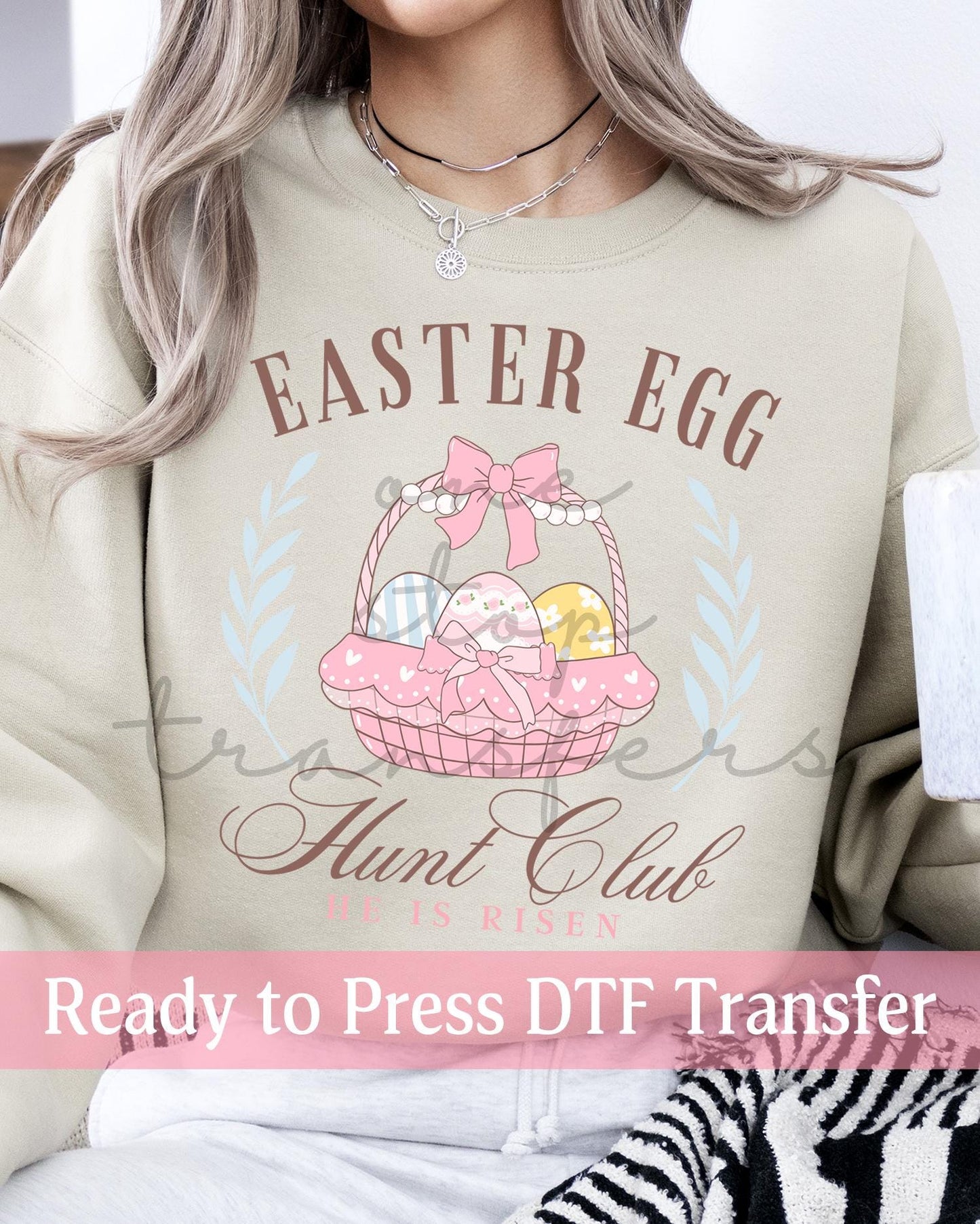 Coquette Easter Egg Hunt Club - Ready to Press DTF Transfers