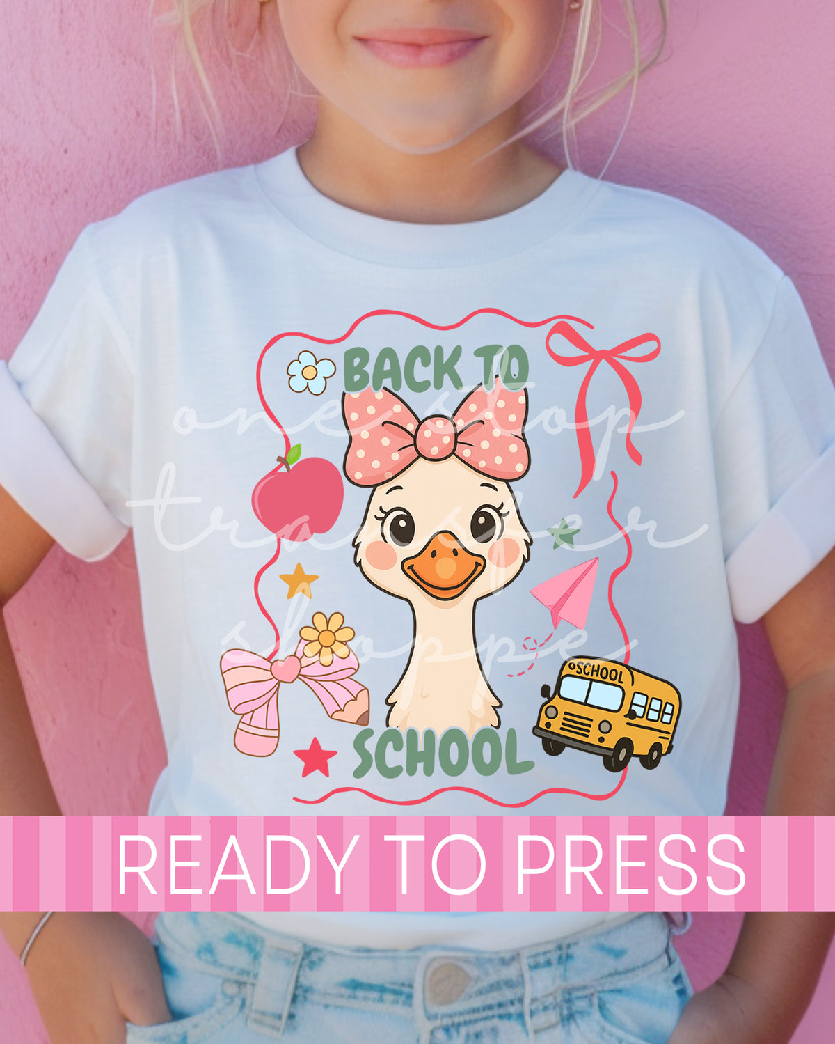 Coquette Silly Goose Goes Back To School - Ready to Press DTF Transfers