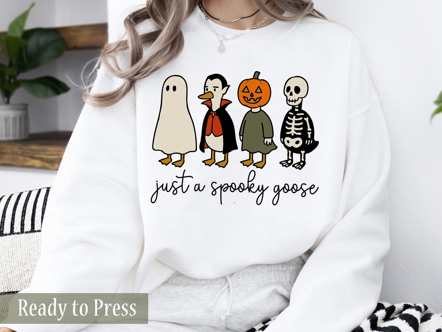 Just A Spooky Goose - Ready to Press DTF Transfers