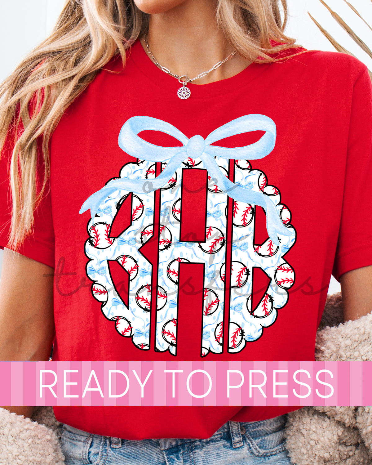 Coquette Baseball Monogram - Ready to Press DTF Transfers