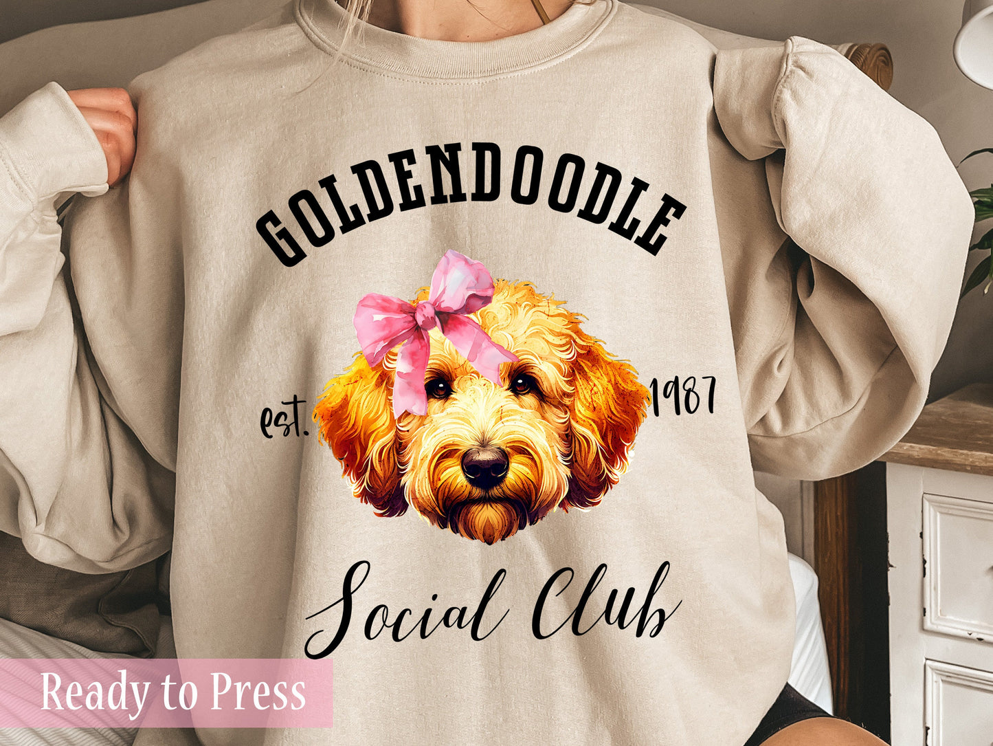 Golden Doodle Social Club - Ready to Press DTF Transfers