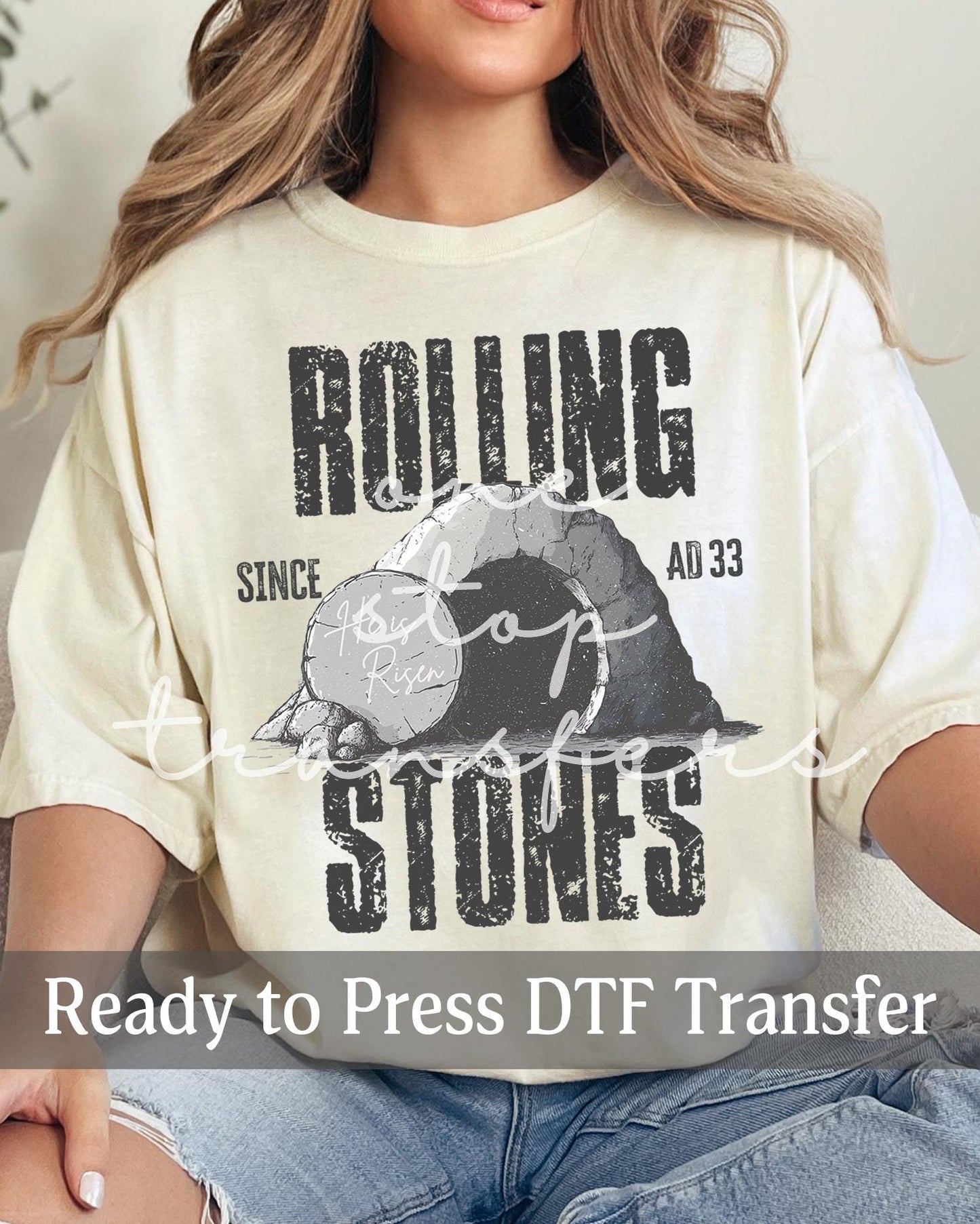 He is Risen Empty Tomb - Ready to Press DTF Transfers