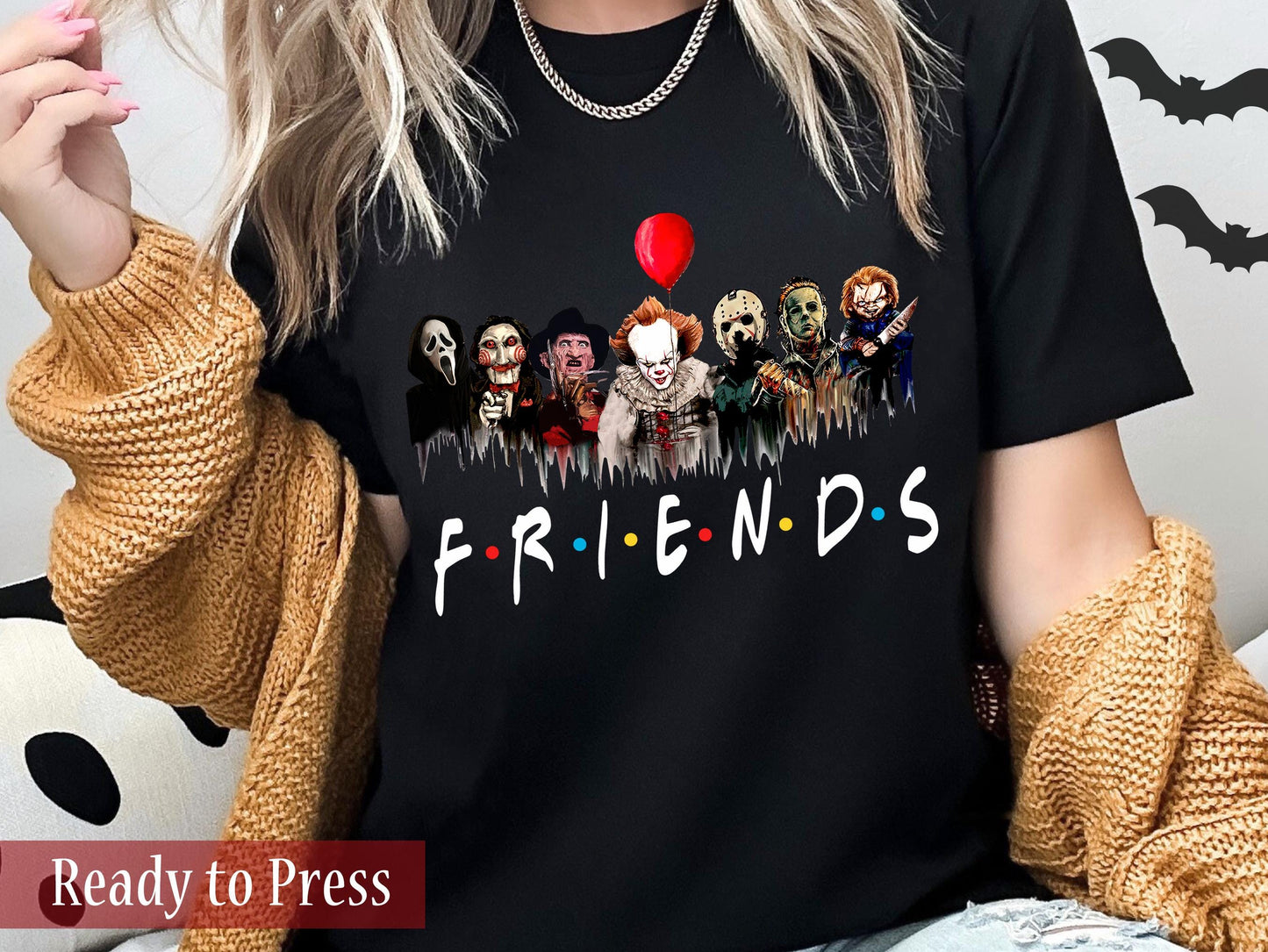 Scary Movie Friends - Ready to Press DTF Transfers