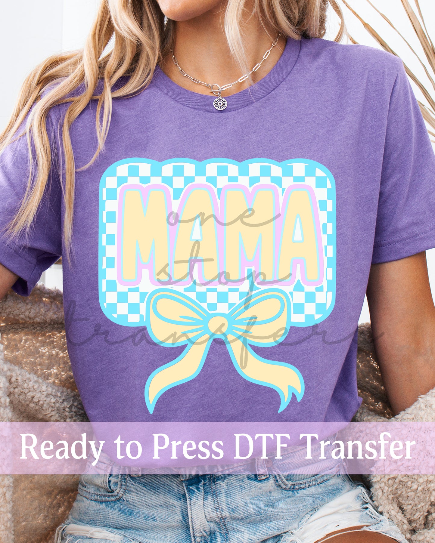 Retro Pastel Coquette MAMA - Ready to Press DTF Transfers