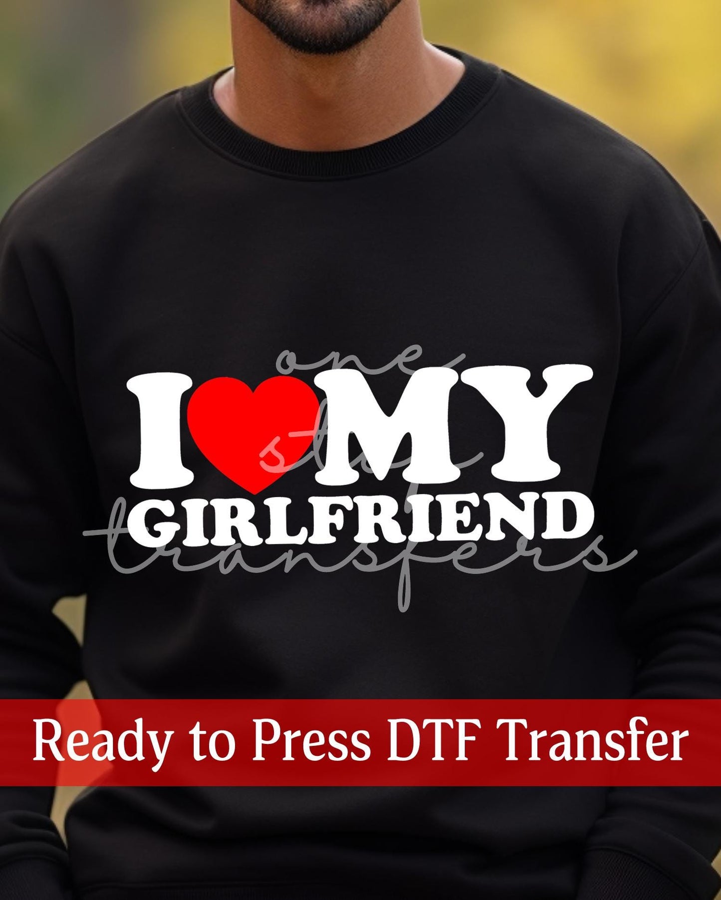 Valentine's Day I Love My Girlfriend - Ready to Press DTF Transfers