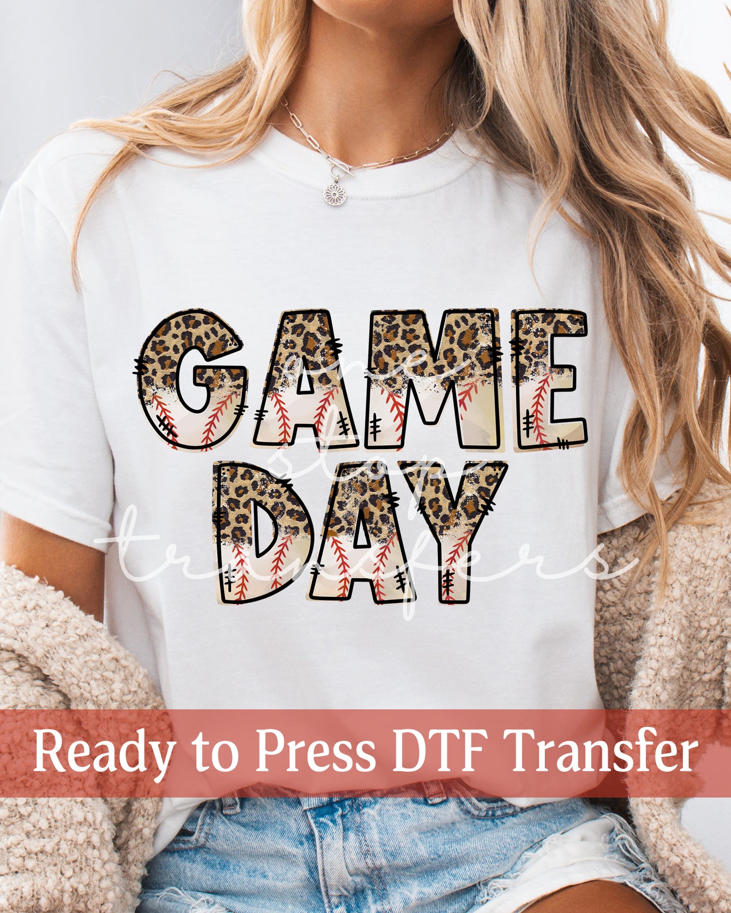 Baseball Leopard Print Game Day - Ready to Press DTF Transfers