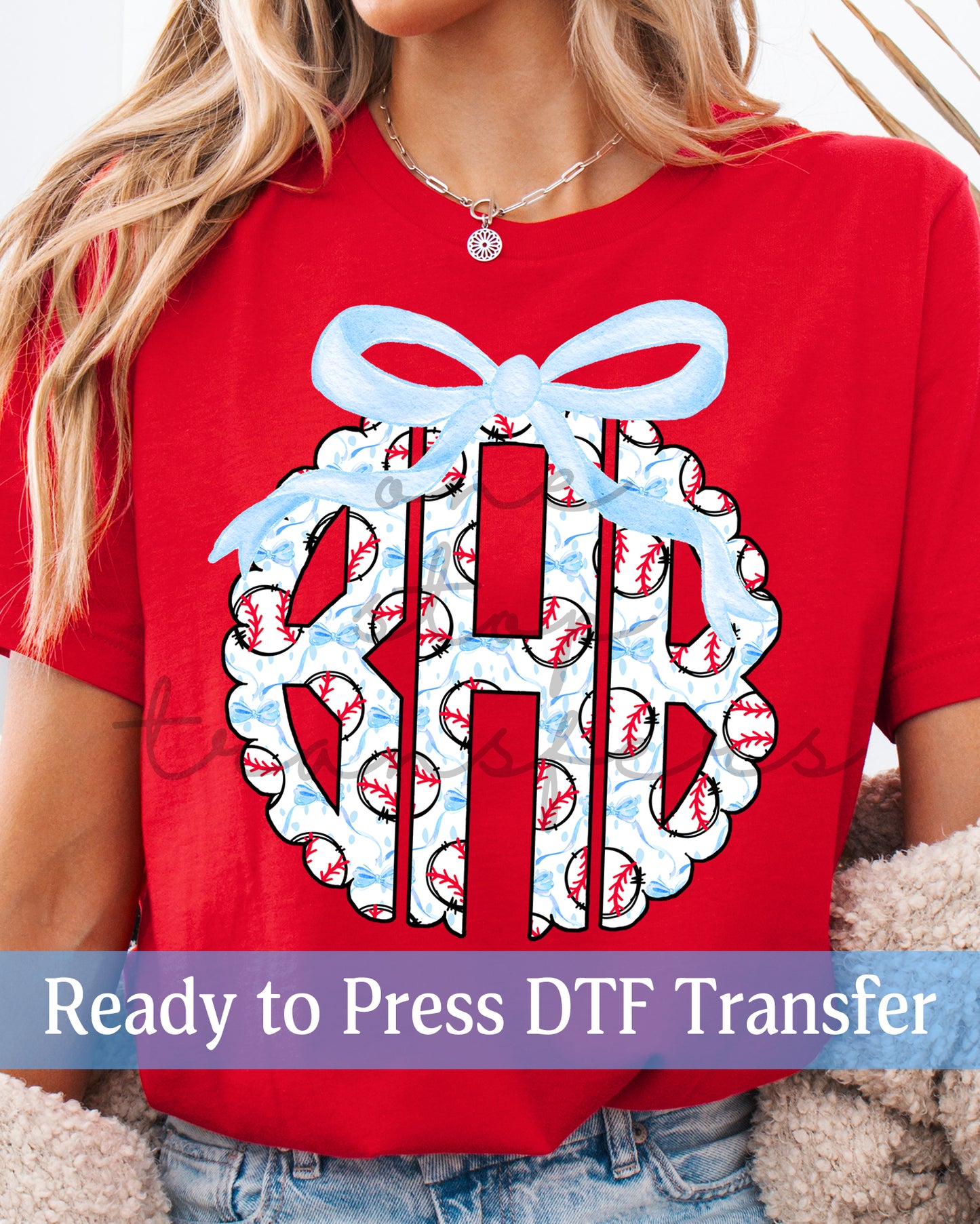 Coquette Baseball Monogram - Ready to Press DTF Transfers