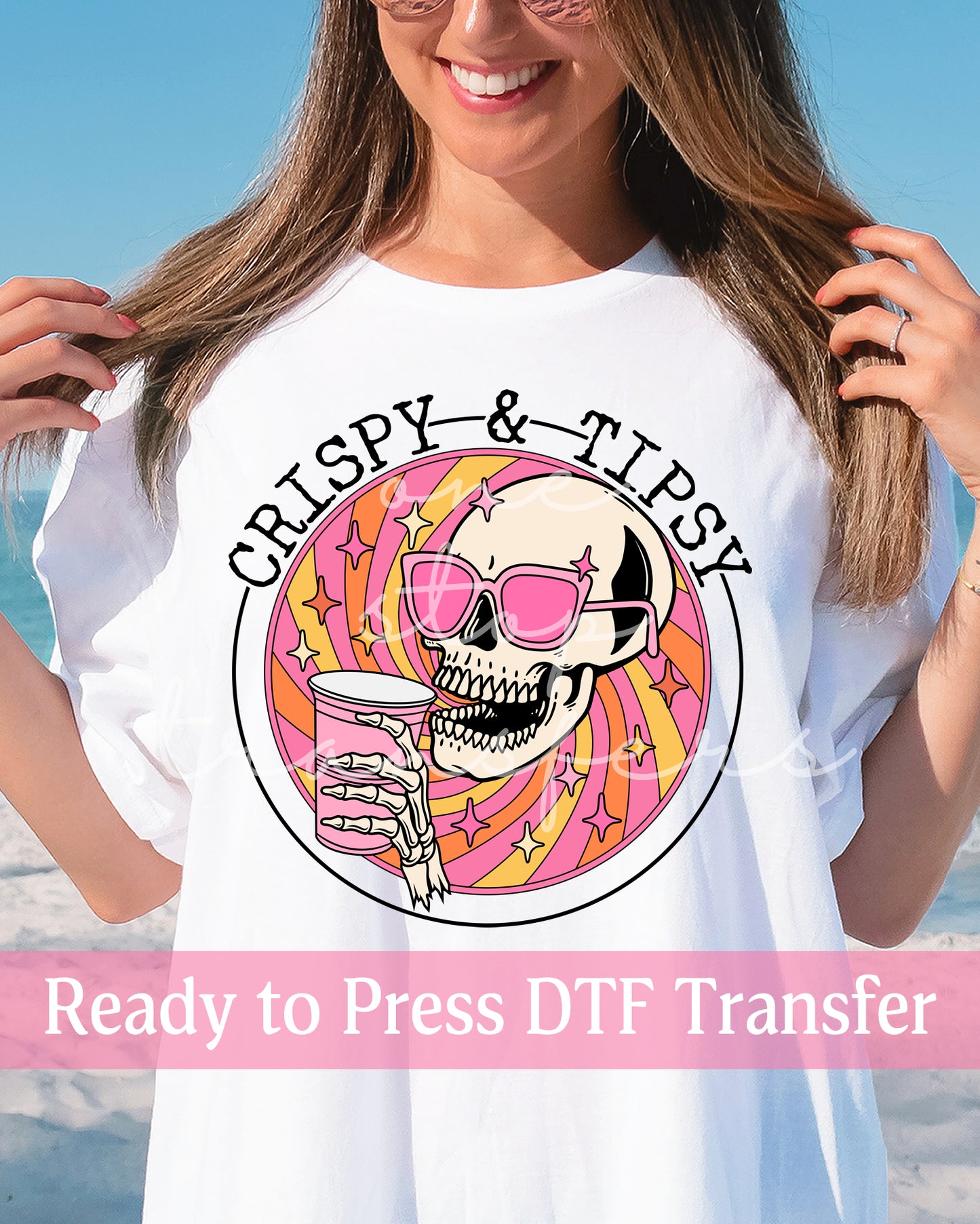 Crispy and Tipsy - Ready to Press DTF Transfers
