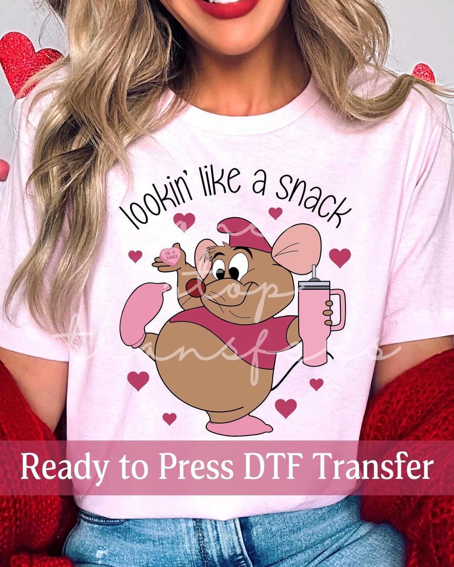 Valentine's Day Mouse Lookin' Like a Snack - Ready to Press DTF Transfers
