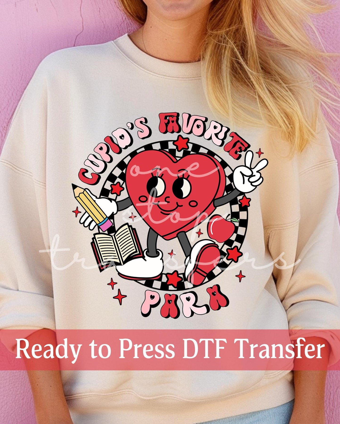 Valentine's Day Cupid's Favorite Para - Ready to Press DTF Transfers