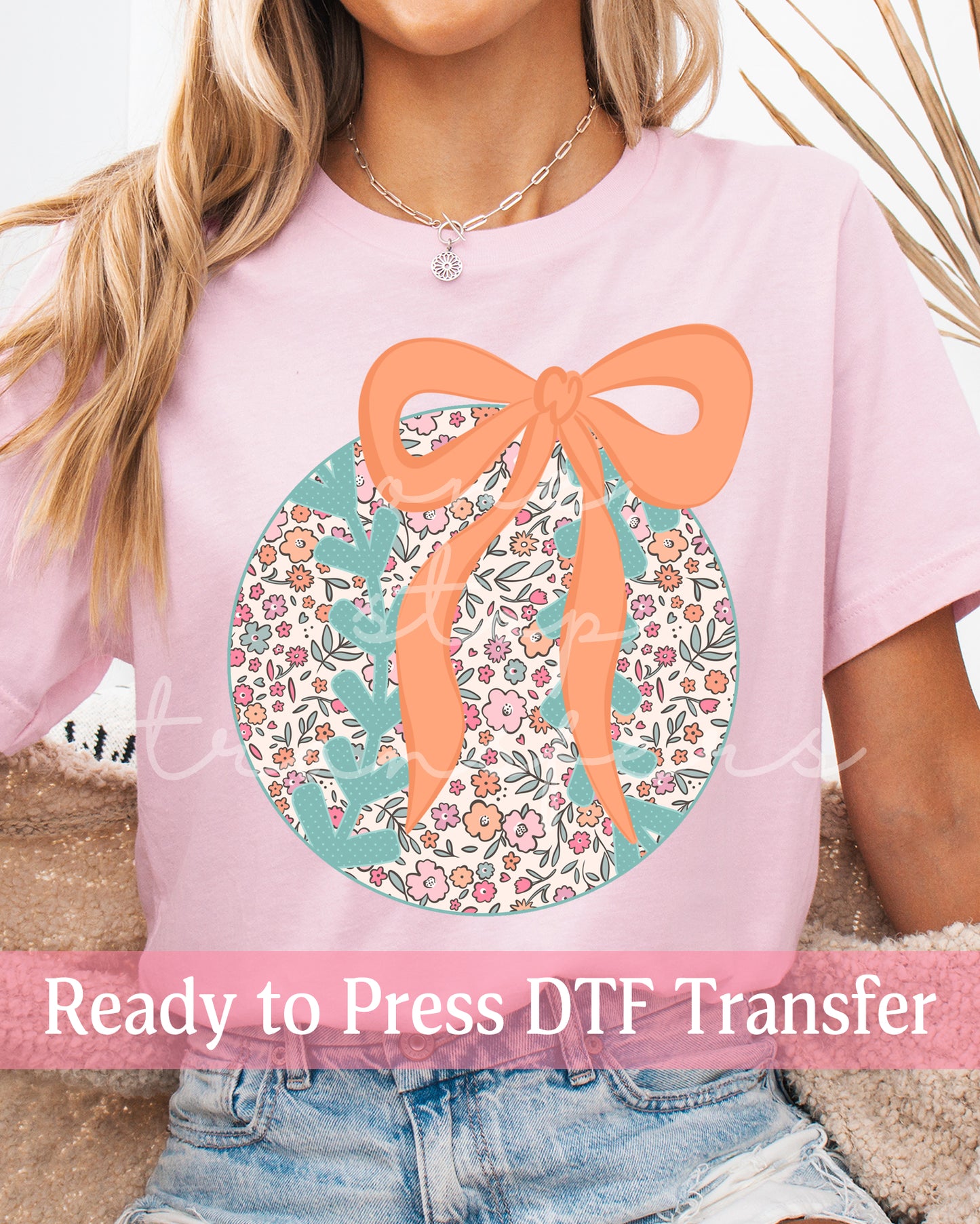 Coquette Floral Baseball - Ready to Press DTF Transfers