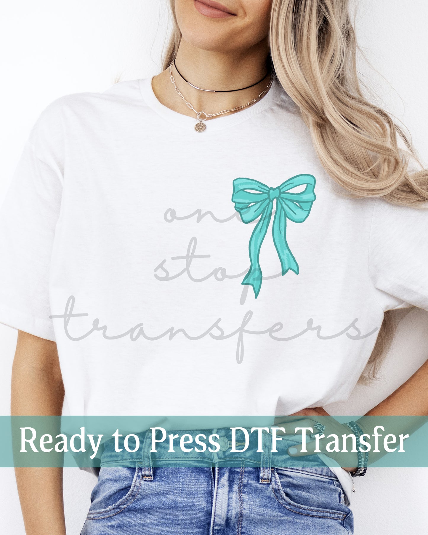 Easter Bows and Bunnies God Says I Am Bible Verses - Ready to Press DTF Transfers