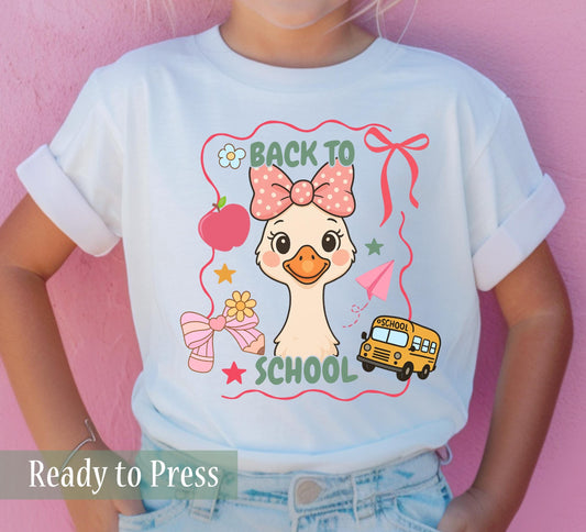 Coquette Silly Goose Goes Back To School - Ready to Press DTF Transfers