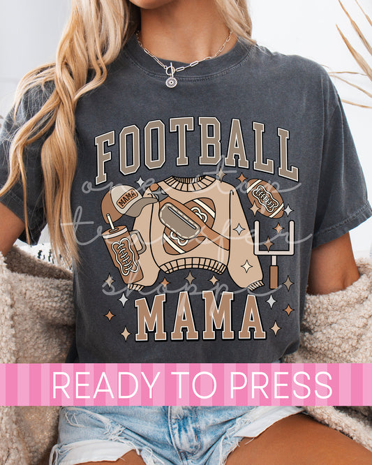 Boujee Football Mama - Ready to Press DTF Transfers