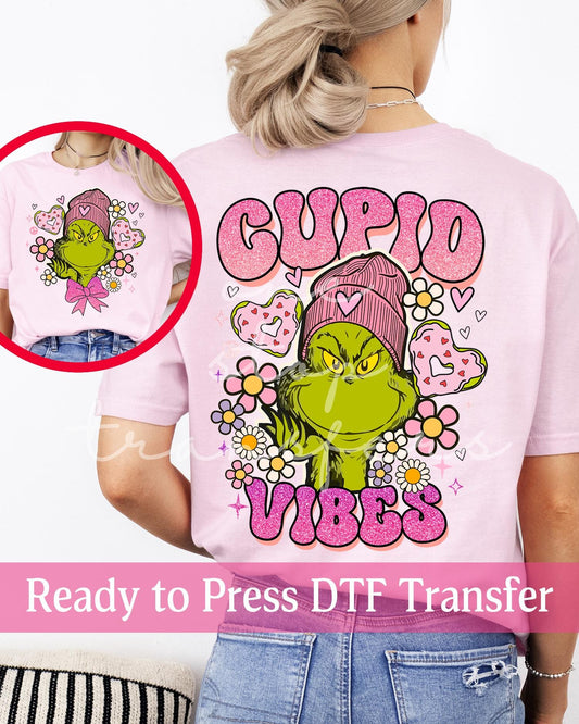 Valentine's Day Mean One Cupid Vibes - Ready to Press DTF Transfers