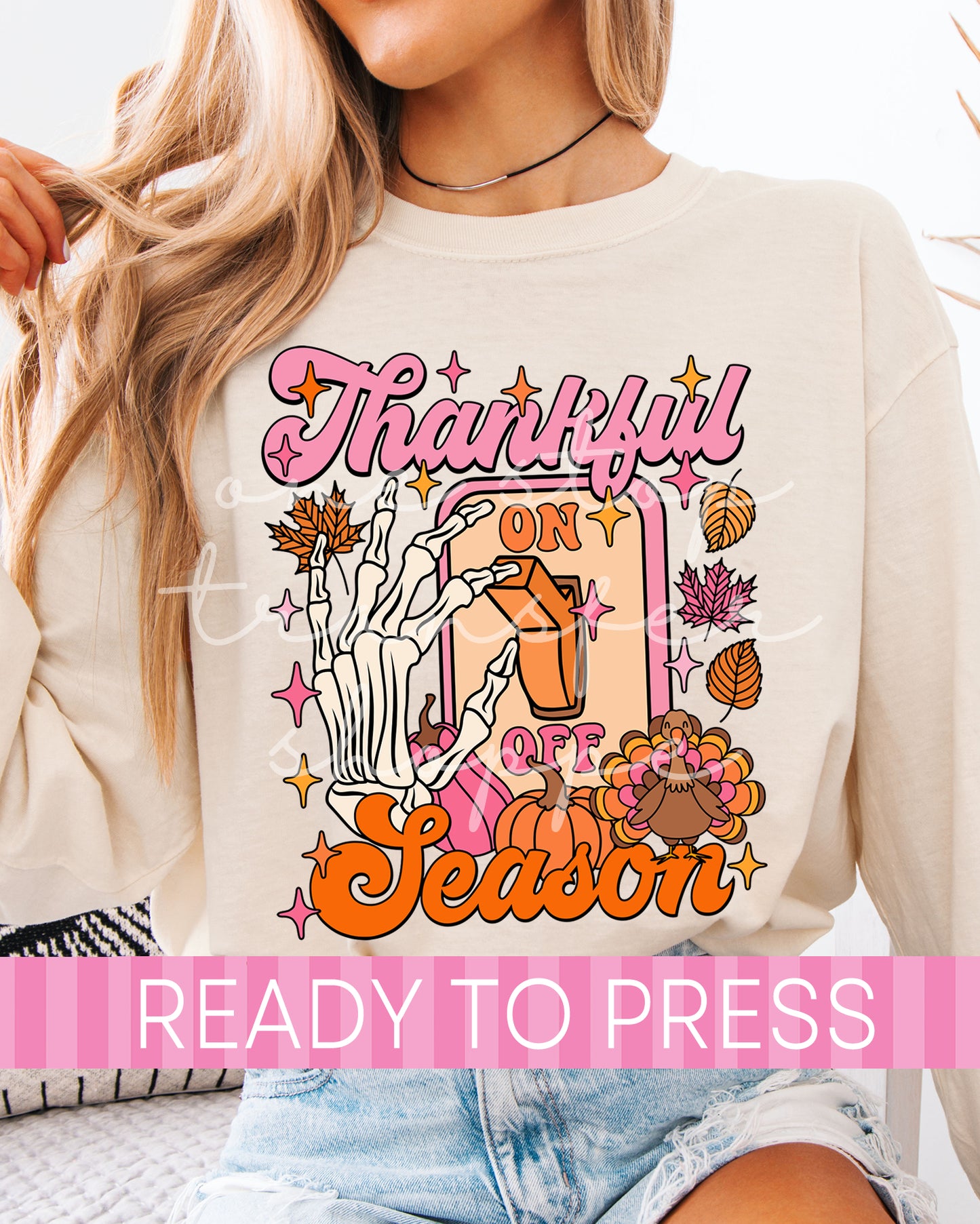Thankful Season Light Switch - Ready to Press DTF Transfers