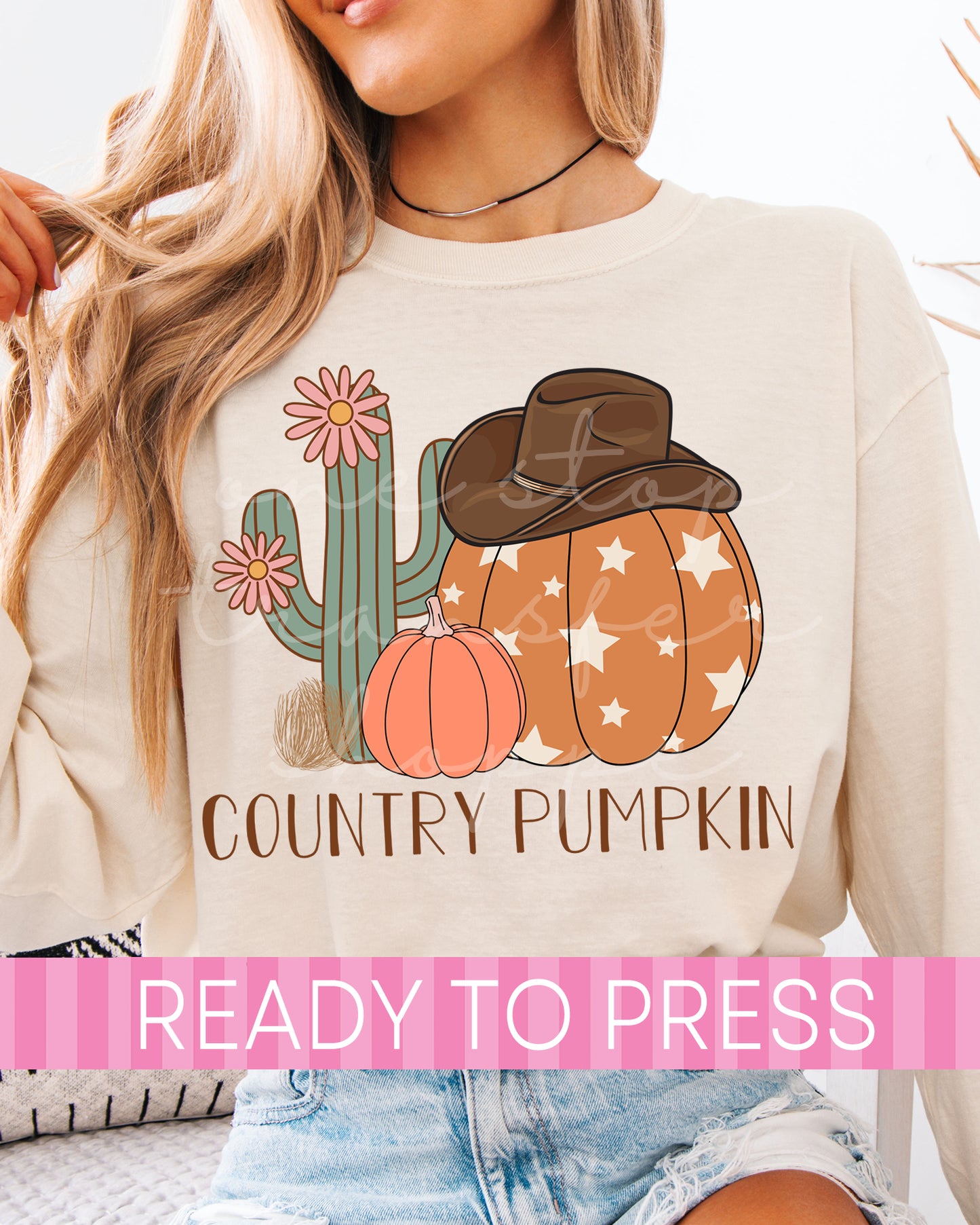 Country Pumpkin - Ready to Press DTF Transfers