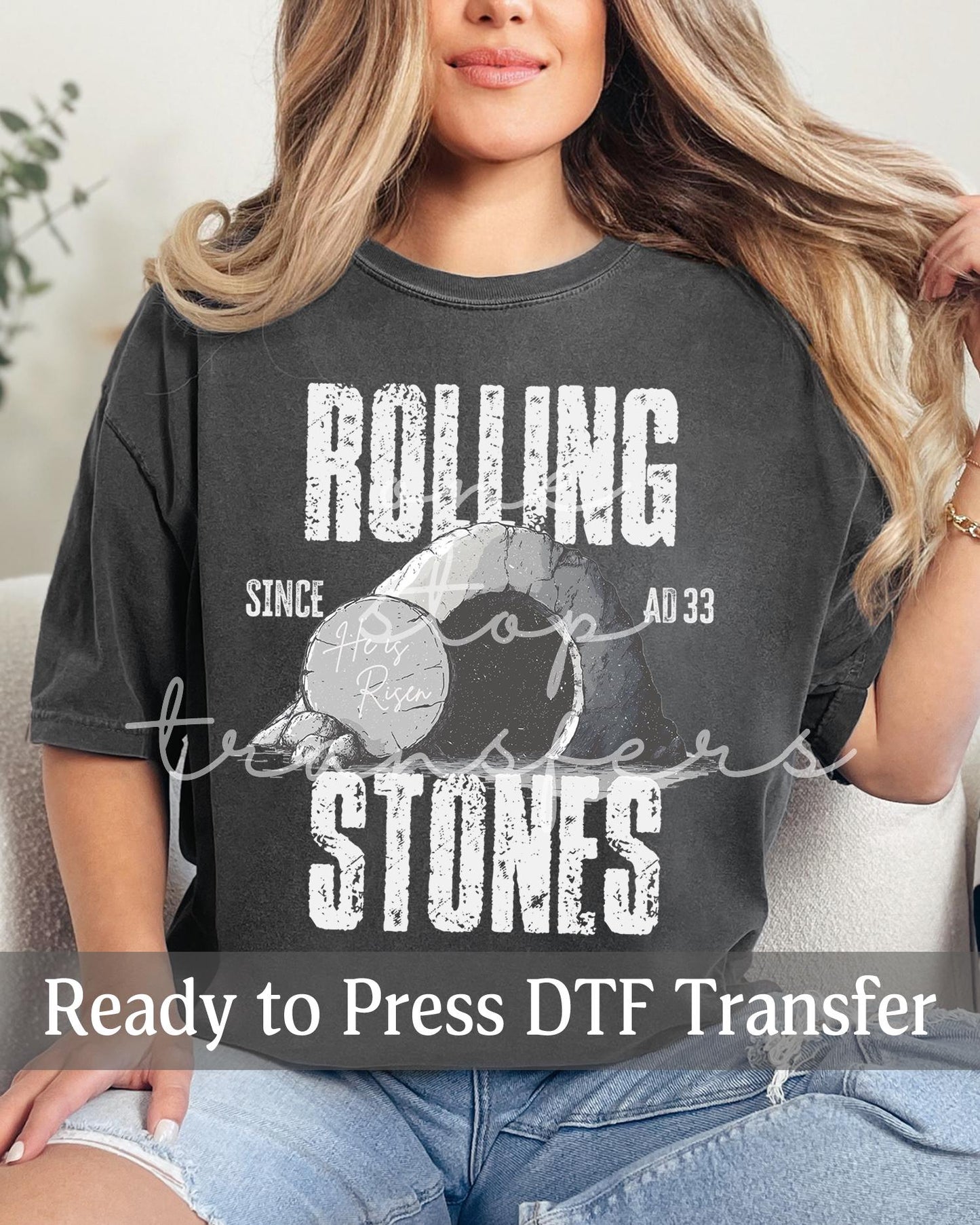 He is Risen Empty Tomb - Ready to Press DTF Transfers