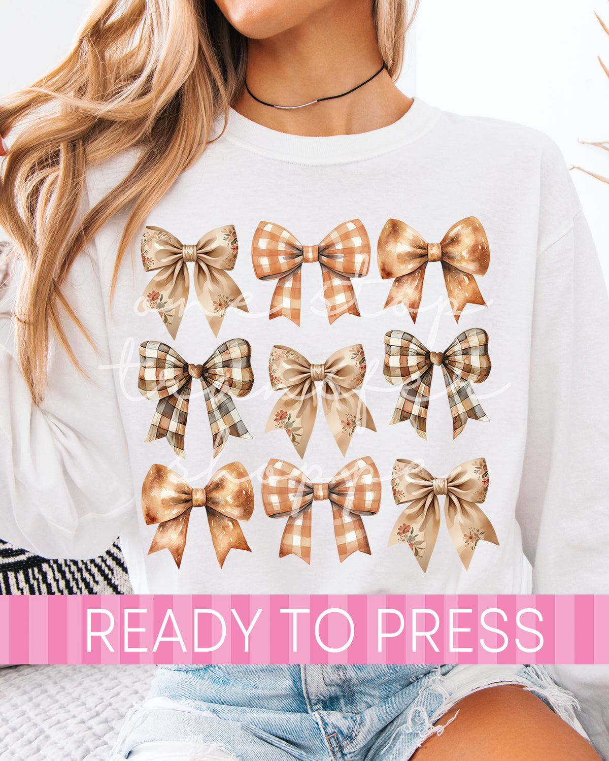 Fall Coquette Elegant Bows Collage - Ready to Press DTF Transfers