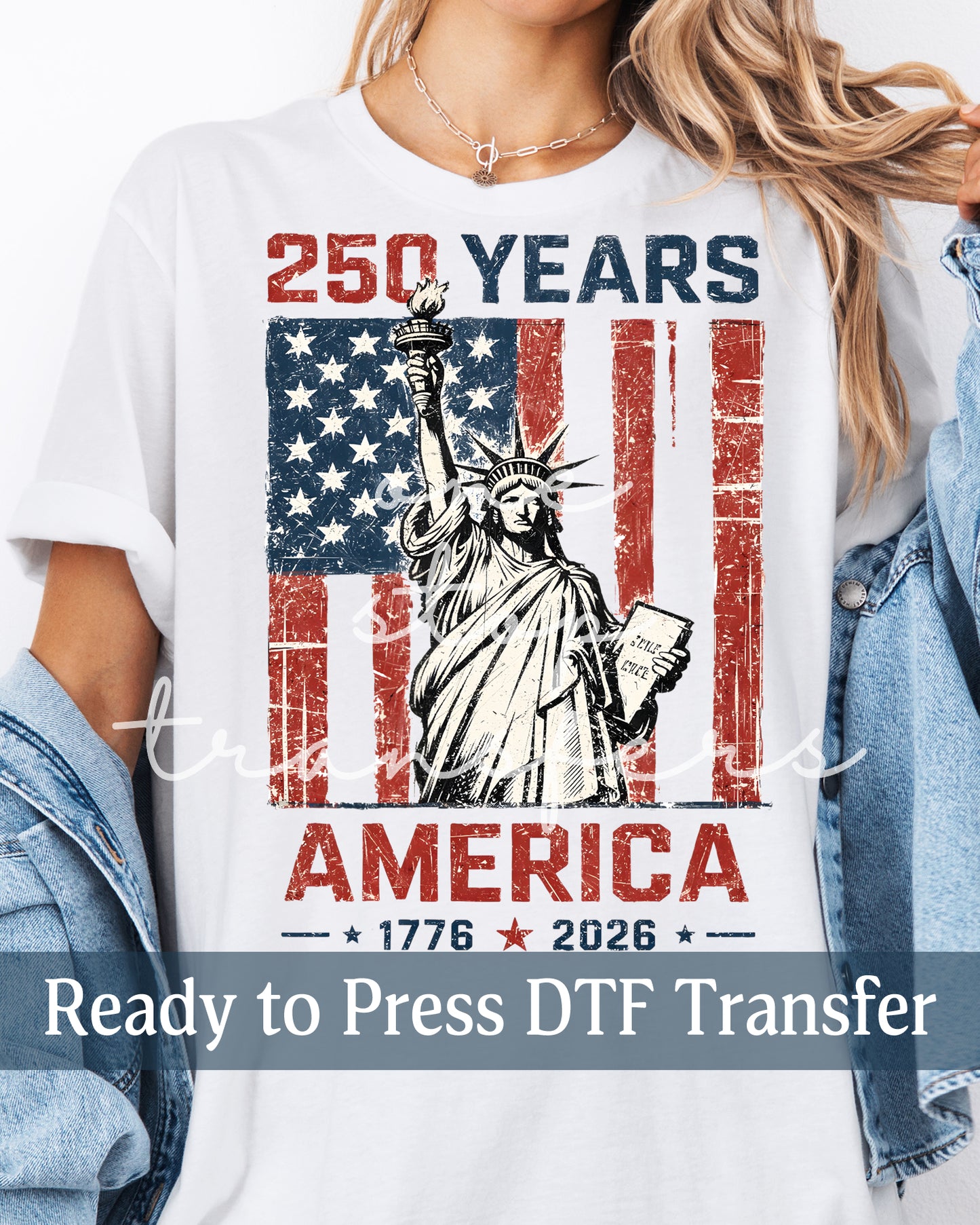 250 Years American Flag - Ready to Press DTF Transfers