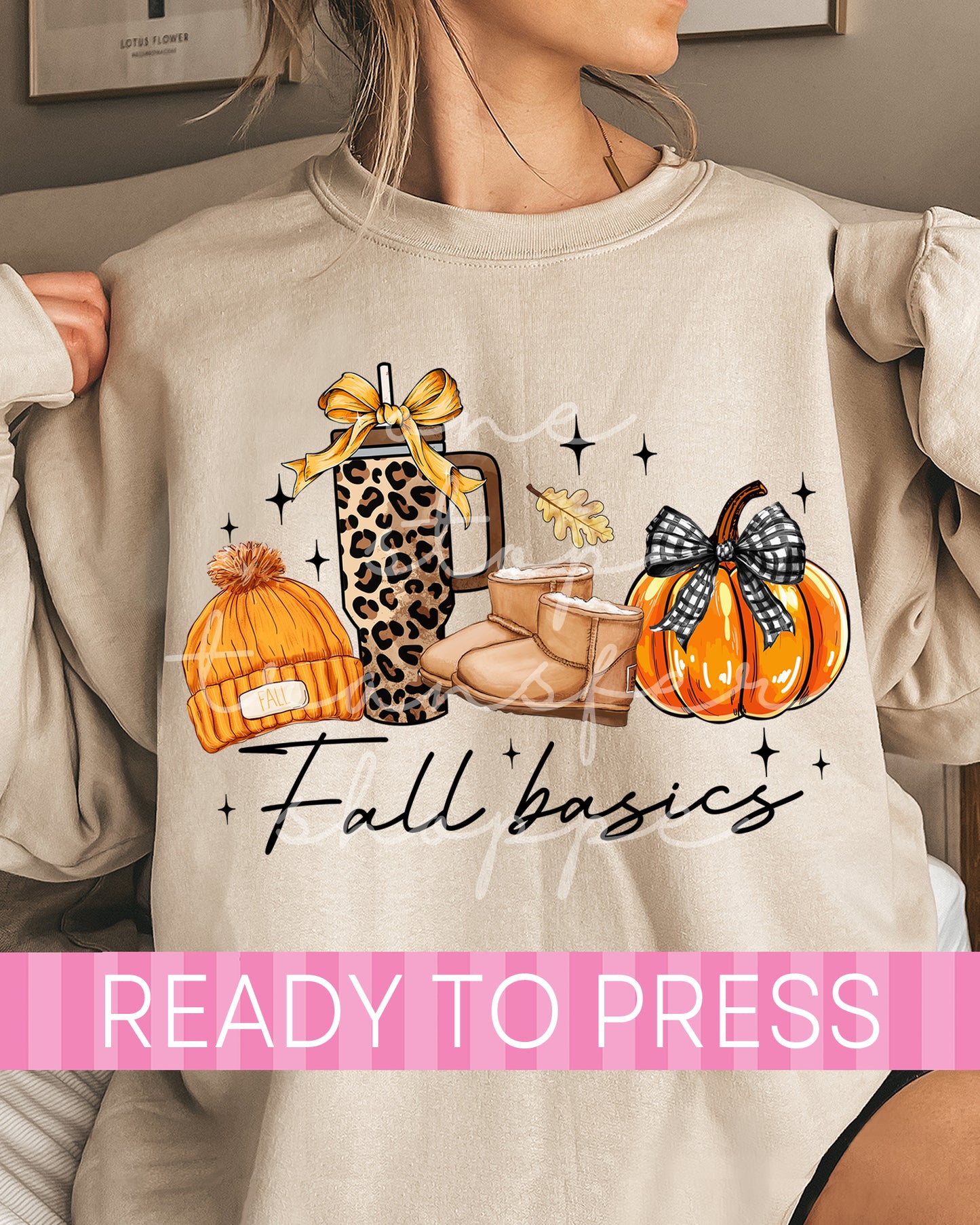 Leopard Gingham Coquette Fall Basics - Ready to Press DTF Transfers