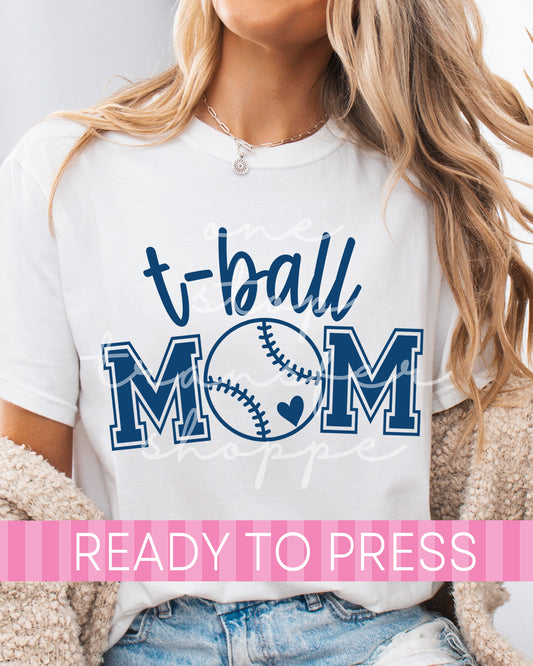 T-Ball Mom - Ready to Press DTF Transfers