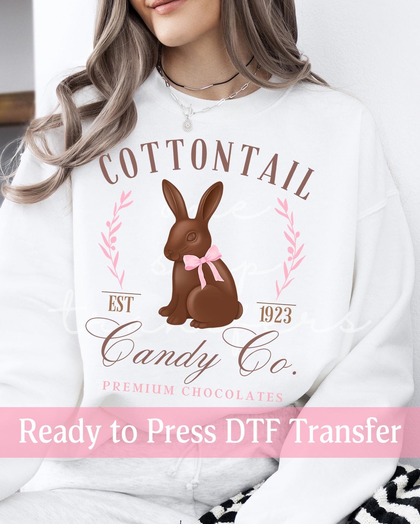 Coquette Cottontail Candy Company - Ready to Press DTF Transfers