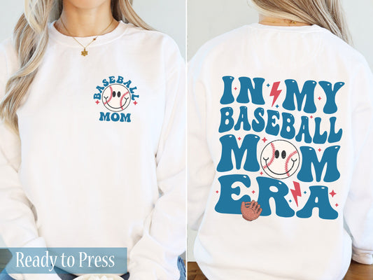 In My Baseball Mom Era Blue - Ready to Press DTF Transfers