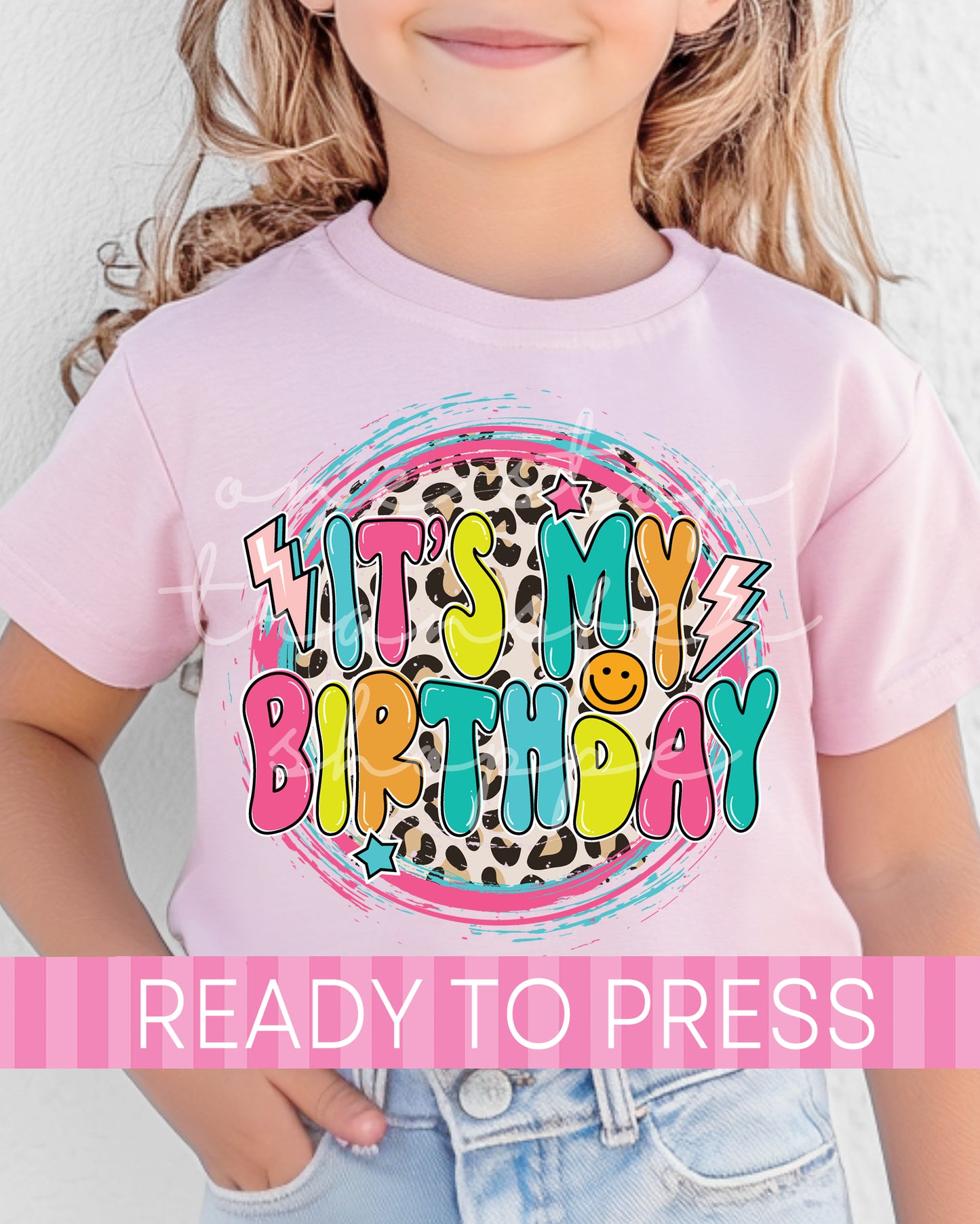 Retro It's My Birthday - Ready to Press DTF Transfers