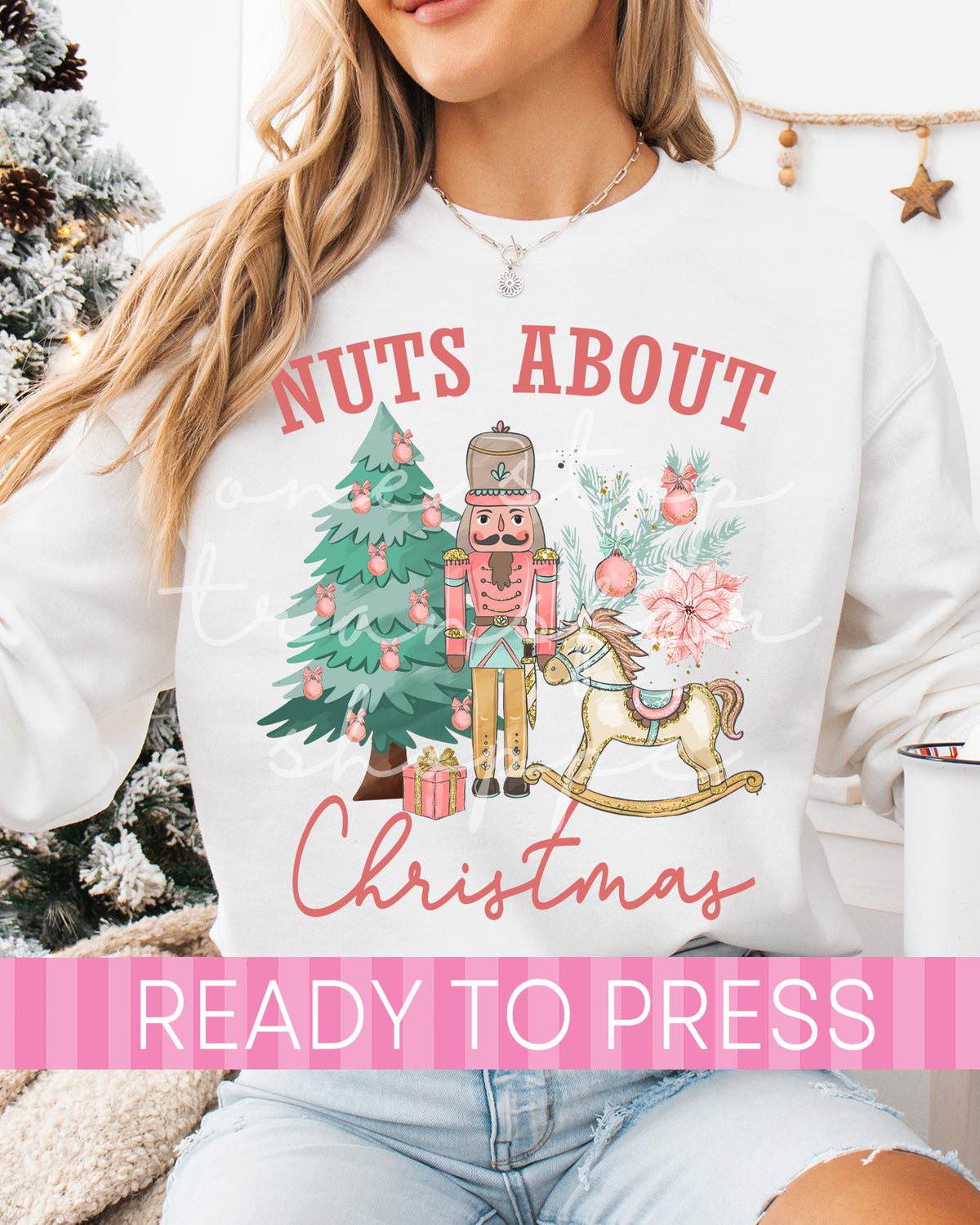 Nutcracker Nuts About Christmas - Ready to Press DTF Transfers