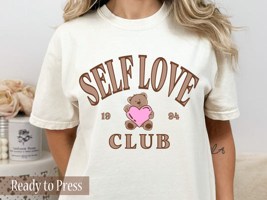Self Love Club - Ready to Press DTF Transfers