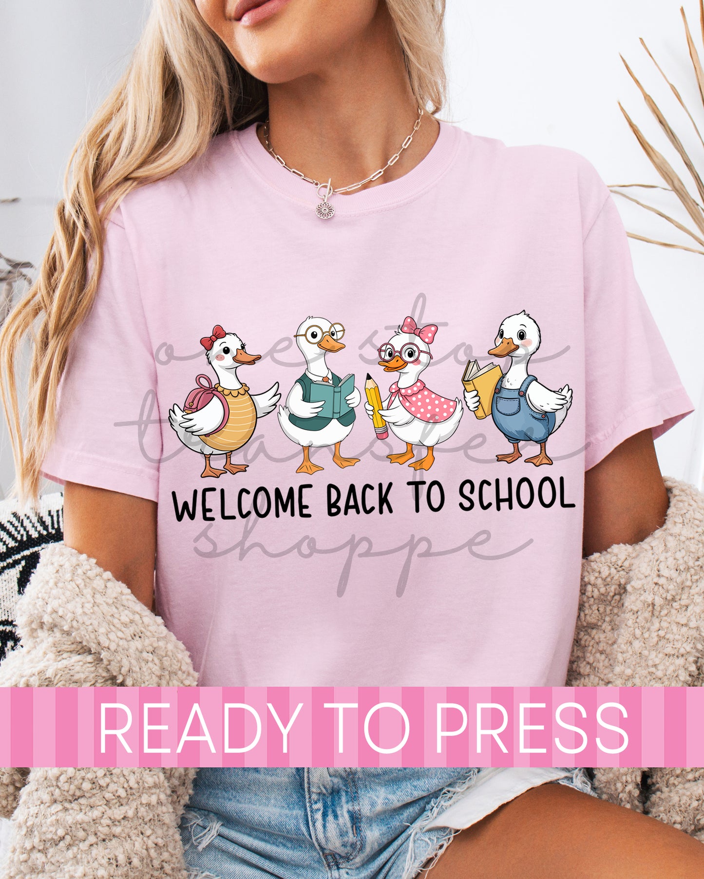 Silly School Geese Welcome Back To School - Ready to Press DTF Transfers