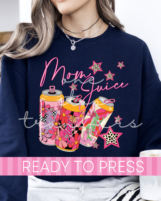 Mother Juice Energy Drinks - Ready to Press DTF Transfers