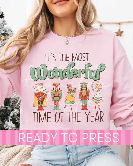 It's The Most Wonderful Time Of The Year Nutcracker Characters - Ready to Press DTF Transfers