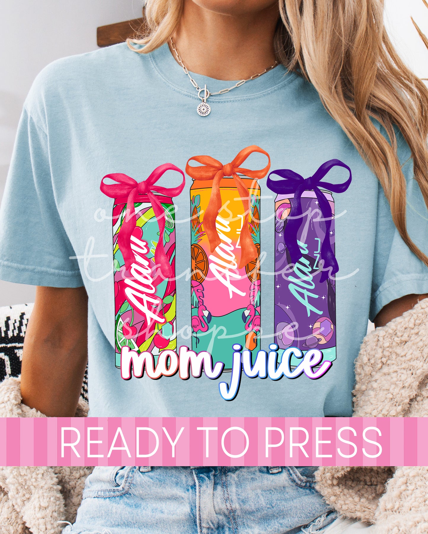 Coquette Mother Juice Energy Drinks - Ready to Press DTF Transfers