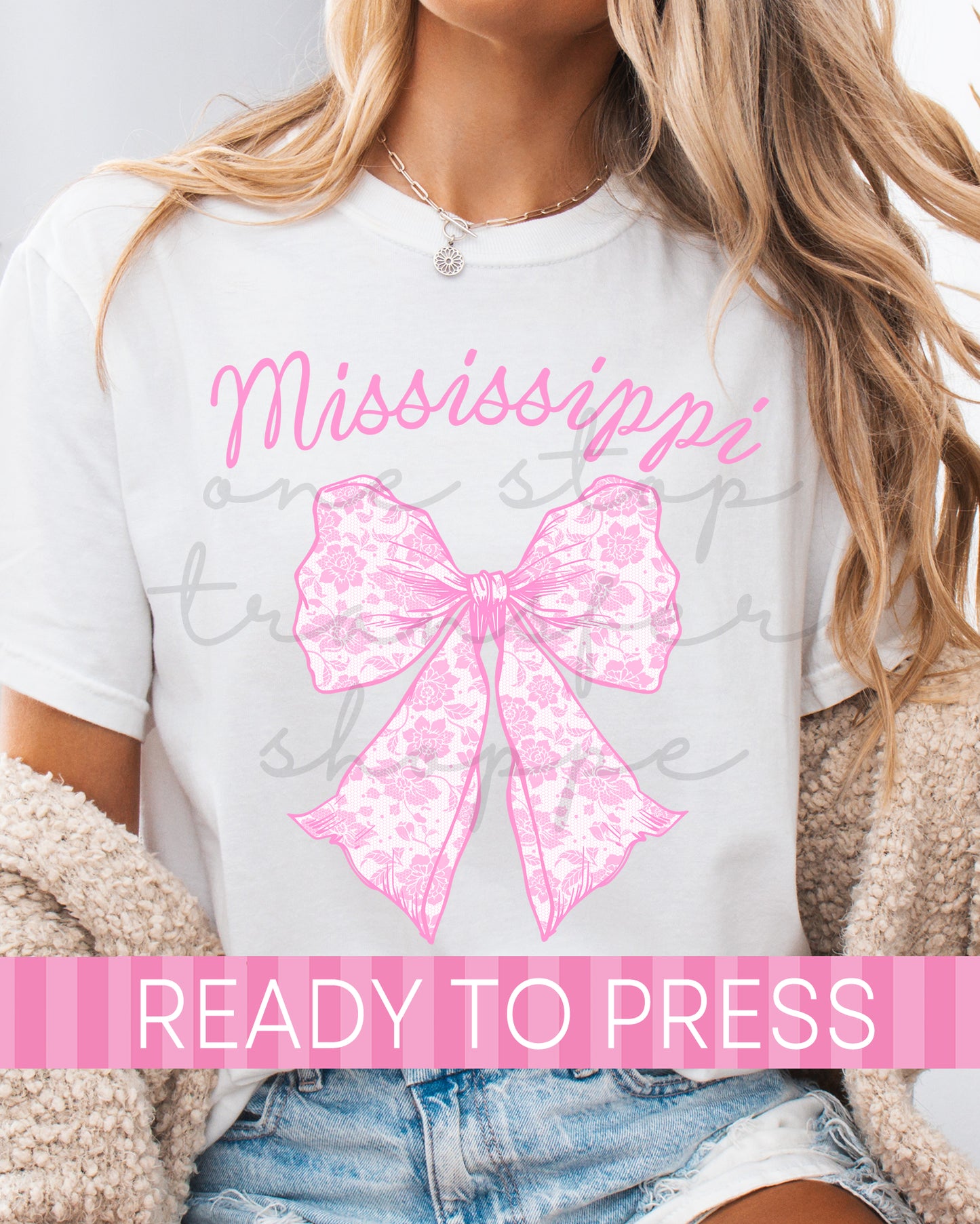 Pink Coquette Mississippi - Ready to Press DTF Transfers