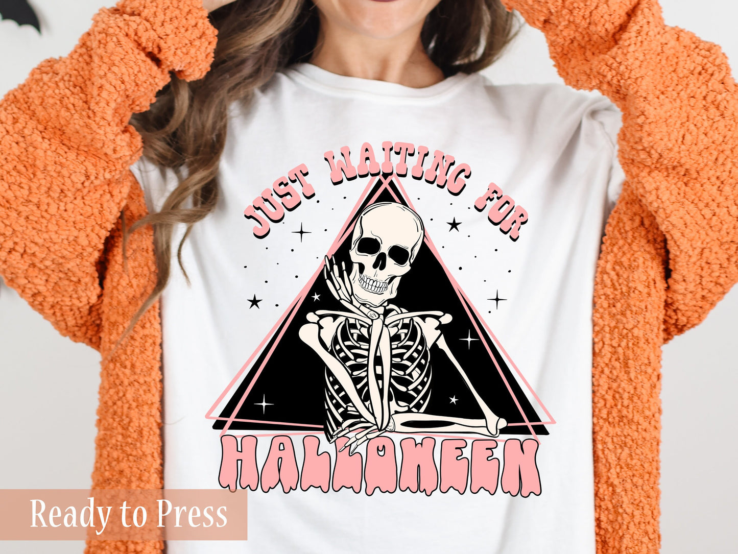 Just Waiting for Halloween - Ready to Press DTF Transfers