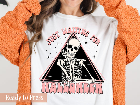 Just Waiting for Halloween - Ready to Press DTF Transfers