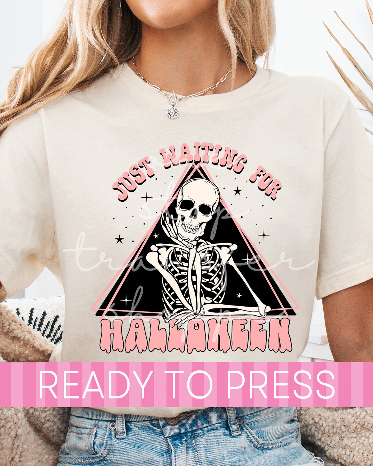Just Waiting for Halloween - Ready to Press DTF Transfers