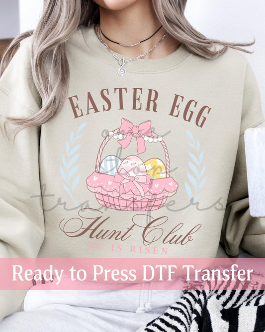 Coquette Easter Egg Hunt Club - Ready to Press DTF Transfers