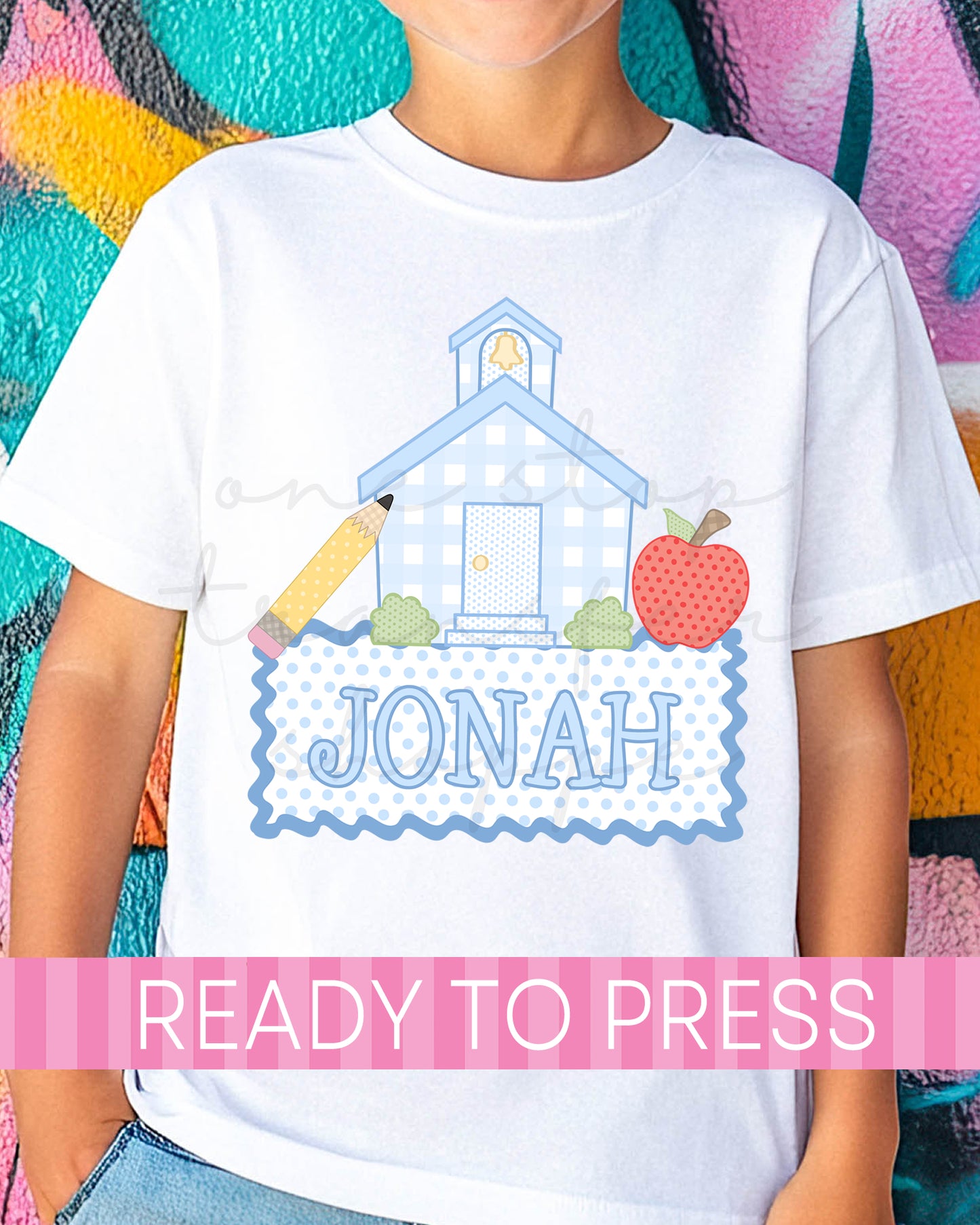 Custom Name Preppy Boy School House - Ready to Press DTF Transfers